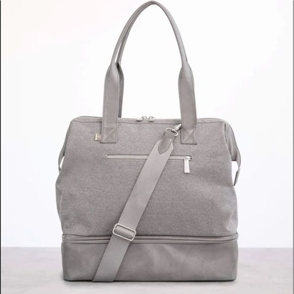 BEIS Handbags - NWT Beis Convertible Mini Weekender in Grey *GONE FOR GOOD*